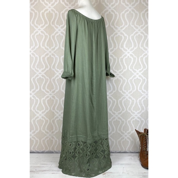 Greta Natural Fibers Flax Lagenlook Maxi - Picture 4 of 8